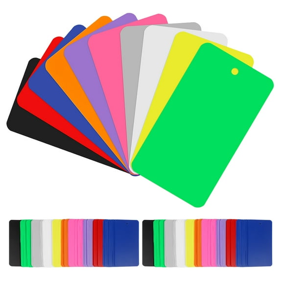 WEUVEB PVC Tags Easy to Use for Inventory and Luggage 150Pcs