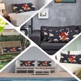 thumbnail image 6 of Japanese Style Body Pillow Covers 20"x54", Modern Cranes Cherry Flower Wave Red Blue Soft Brushed Microfiber Breathable Throw Pillow Covers, Decorative Pillowcase with Zipper for Couch Sofa Bedroom, 6 of 9
