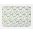 thumbnail image 1 of Lemons Bath Mat, Citrus Fruits on Branches with Green Leaves Tropical Pattern, Plush Bathroom Decor Mat with Non Slip Backing, 29.5" X 17.5", Jade Green Almond Green, by Ambesonne, 1 of 2