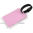 thumbnail image 4 of Balery Pink Print Durable Luggage Tags with Secure Strap, Personalized Travel ID Tags for Suitcases, Bags, and Backpacks - Easy Identification for Men and Women, 4 of 8