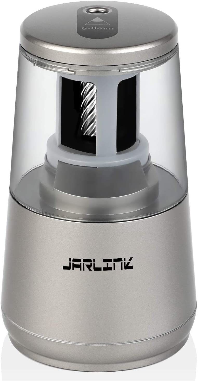 JARLINK Electric Pencil Sharpener, Heavyduty Helical Blade to Fast