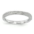 thumbnail image 1 of Bague en Argent Sterling Stackable Expressions Rhodié Taille 10, 1 of 3