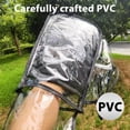 thumbnail image 4 of Motorcycle Waterproof Handlebar Muffs Winter Thermal Hand Guards, Universal Snow Wind Cold Weather Protection Arm Muff with Reflective Strip for Bikes, 4 of 7
