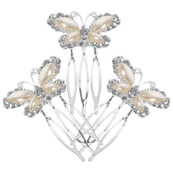AURARMLET 3Ud Peine Para Novia Con Rhinestone Decorativo Para Y Estilo Chic