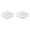 White 2PCS, variant on 2pcs Storage Container Airtight Cheese Meat Food Storage Container For Refrigerators Freezer Lunch Box Cookie Holder Meal Prep Container