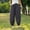 Coffee, variant on Women Polka Dot Printed Casual Harem Pants Elastic Waist Loose Ankle Jogger Trousers with Pockets Lightweight Loose Fit Bottoms for Home and Outdoor Daily Wear Gray