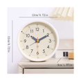 thumbnail image 2 of Reloj despertador analógico redondo con pilas for sala de estar, cocina, dormitorio, oficina, escuela, dormitorio, mesita de noche, despertador, 2 of 5