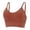 Red, variant on Delconic Seamless Ribbed Knit Bralette with Adjustable Straps for Women Soft Stretch Pullover Crop Tank Top Underwear Black 32