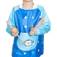 thumbnail image 4 of Delantal de pintura de Smock impermeable alimentación babero delantal hornear comer Zulema Batas de arte para niños, 4 of 6