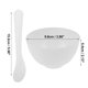thumbnail image 4 of Ofertas Únicas 1 Juego de Tazón de Mezcla de Mascarilla Facial Ligero con Palo de 5.98" de Longitud Blanco, 4 of 5