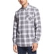 thumbnail image 1 of Camisa a cuadros DKNY para hombre con botones gris pequeña, 1 of 1