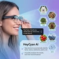 thumbnail image 4 of AI Smart Glasses 4K Camera, Bluetooth Calling 8MP Image Stabilization Camera with Video Recording & Dual Microphones Real-time Translation/GPT Object Recognition 270mAh Anti-Blue Light Lense, 4 of 9