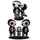 thumbnail image 5 of Skull Family Figurines Resin Crafts Cute Statue Decorative Sugar Skulls Hand-A, 5 of 5