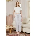 thumbnail image 2 of HEARTNICE Womens Pajama Pants, Comfy Lightweight PJ Bottoms with Pockets,(Light Grey Mel.L), 2 of 5