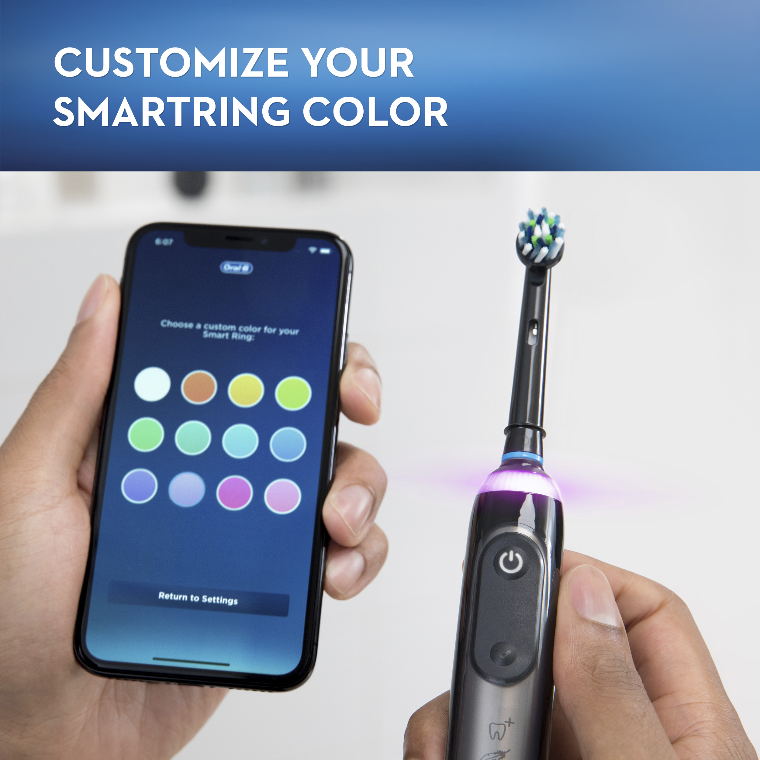 Oral-B Pro 3500 SmartSeries Healthy Whitening Rechargeable Toothbrush 5 pc Box