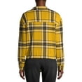 thumbnail image 3 of No Boundaries Juniors' Tie Front Plaid Flannel Shirt, 3 of 6