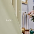 thumbnail image 3 of ZOPZO Thermal Insulated Blackout Curtains Set of 2 Panels, Beige 42W x 84L Inch, Window Treatment Drapes for Bedroom or Living Room Use, 3 of 5