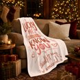 thumbnail image 3 of Lucky Me I Get Know You Gratitude Thank, Cozy Friendship Quote Scene, Warm Flannel Blanket for Living Room and Reading Nook, Art Lovers Thank You Gift, Artistic Home Decor, 3 of 9