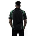 thumbnail image 4 of Men's Guinness Short Sleeve Pullover Black and Green Rugby Shirt, XXX-Large, 4 of 8