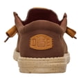 thumbnail image 4 of Zapatos HEYDUDE Wally para hombre, mocasines slip-on marrón, talla 11, 4 of 9
