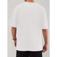 thumbnail image 2 of Camiseta informal para hombre con estampado de jamón - Diseño "Jamón es la abreviatura de Hamanta", manga corta, cuello redondo, ropa informal de verano | Camiseta con estampado divertido | Ajuste cóm, 2 of 6