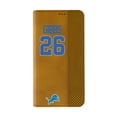 thumbnail image 2 of Keyscaper Jahmyr Gibbs Brown Detroit Lions Folio iPhone Case, 2 of 7