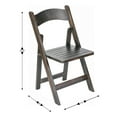 thumbnail image 5 of BizChair Commercial Grade Early American Solid Wood Folding Dining Chair - Set of 2, 5 of 13