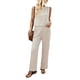 thumbnail image 3 of Conjuntos de 2 Piezas para Mujer, Chaleco, Cuello Redondo, Sin Mangas, Conjuntos Casuales, Pantalones de Pierna , Trajes. Albaricoque XXL, 3 of 9
