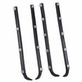 thumbnail image 4 of Window Sweep Felts Seal, Inner Outer Rubber AM-41543318 Wearproof Durable Flexible Window Sweep Weatherstrip Set  For Cars, 4 of 8