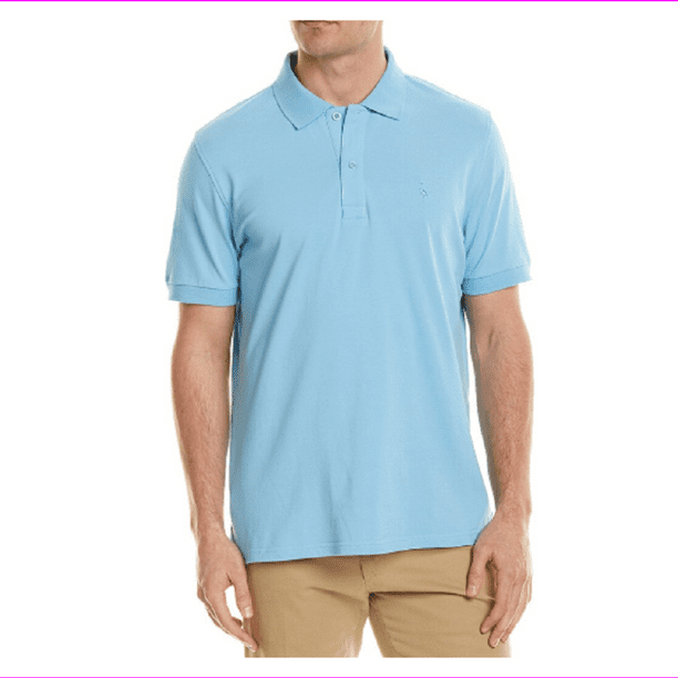 Polo Ralph Lauren - Tailorbyrd Mens Pique Polo Shirt Ocean Blue Size L ...