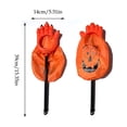 thumbnail image 3 of Halloween Candy Bag with Handle – Spacious Trick - or - Treat Storage, Festive Party Prop & Decoration, Comfortable Grip, Multi - Use Halloween Costume Accessory,Orange A, 3 of 7