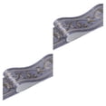 thumbnail image 2 of VONKY PVC Border Wall Corner Stick Durable And Waterproof Surface With Exquisite Workmanship Wallpaper For Living Room Decor Blue Vine Flower 2Set, 2 of 6