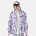 thumbnail image 2 of Fotbe Winter With Snowflakes Chaqueta con Protección Solar UPF 50+ para Hombre y Mujer, Camisa con Capucha y Bolsillos-Medium, 2 of 6