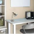 thumbnail image 2 of Lampe de bureau semi-flexible de conception simple, nickel brossé, 2 of 3