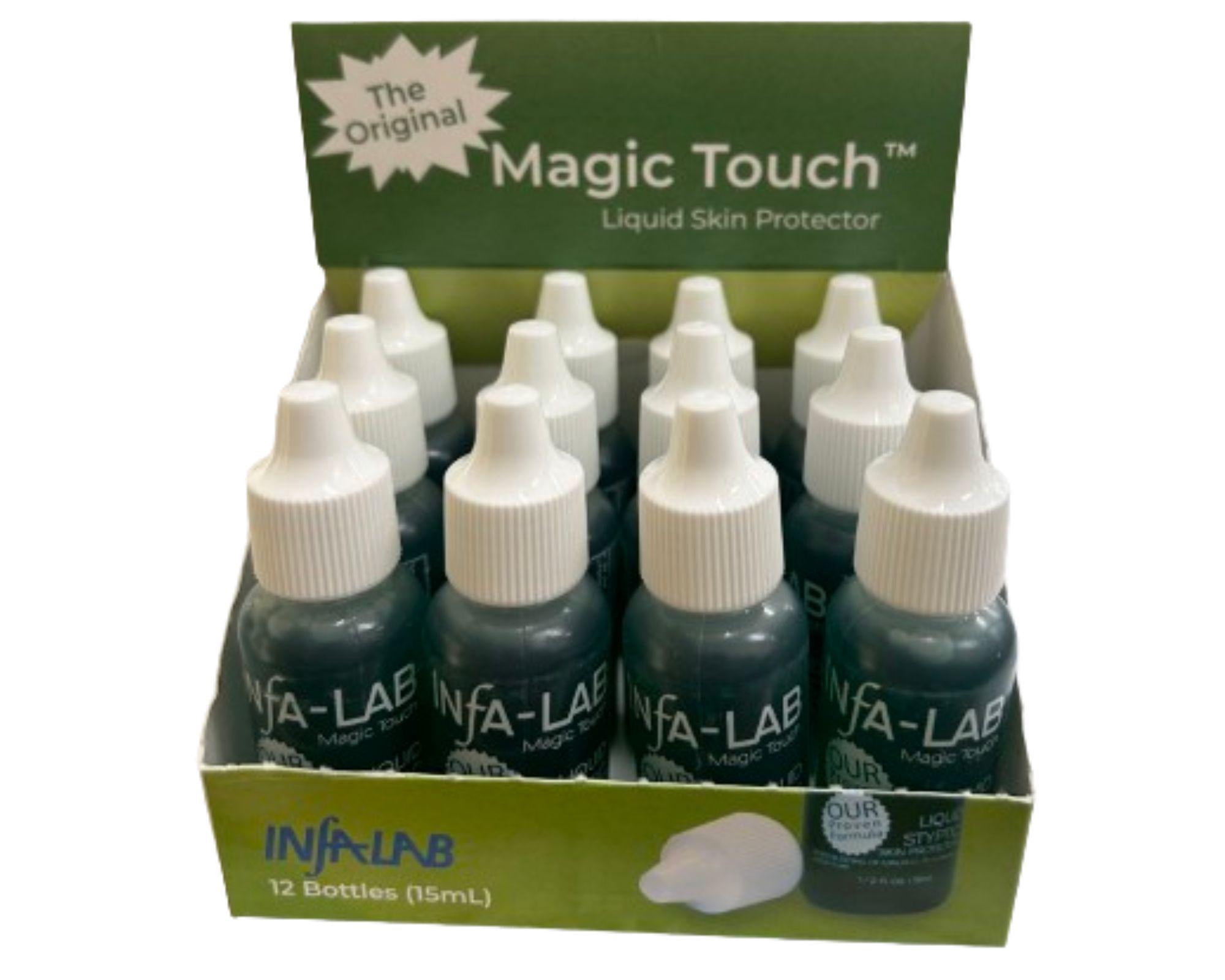 Infalab Magic Touch Liquid Styptic Skin Protector - 1/2 oz for Swift Wound Relief (9 pieces)
