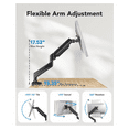 thumbnail image 5 of Single Monitor Mount for 13 Inch-32 Inch Screens Up to 22 Lbs, Height Adjustable Monitor Arm, Home Office Monitor Stand, 5 of 7