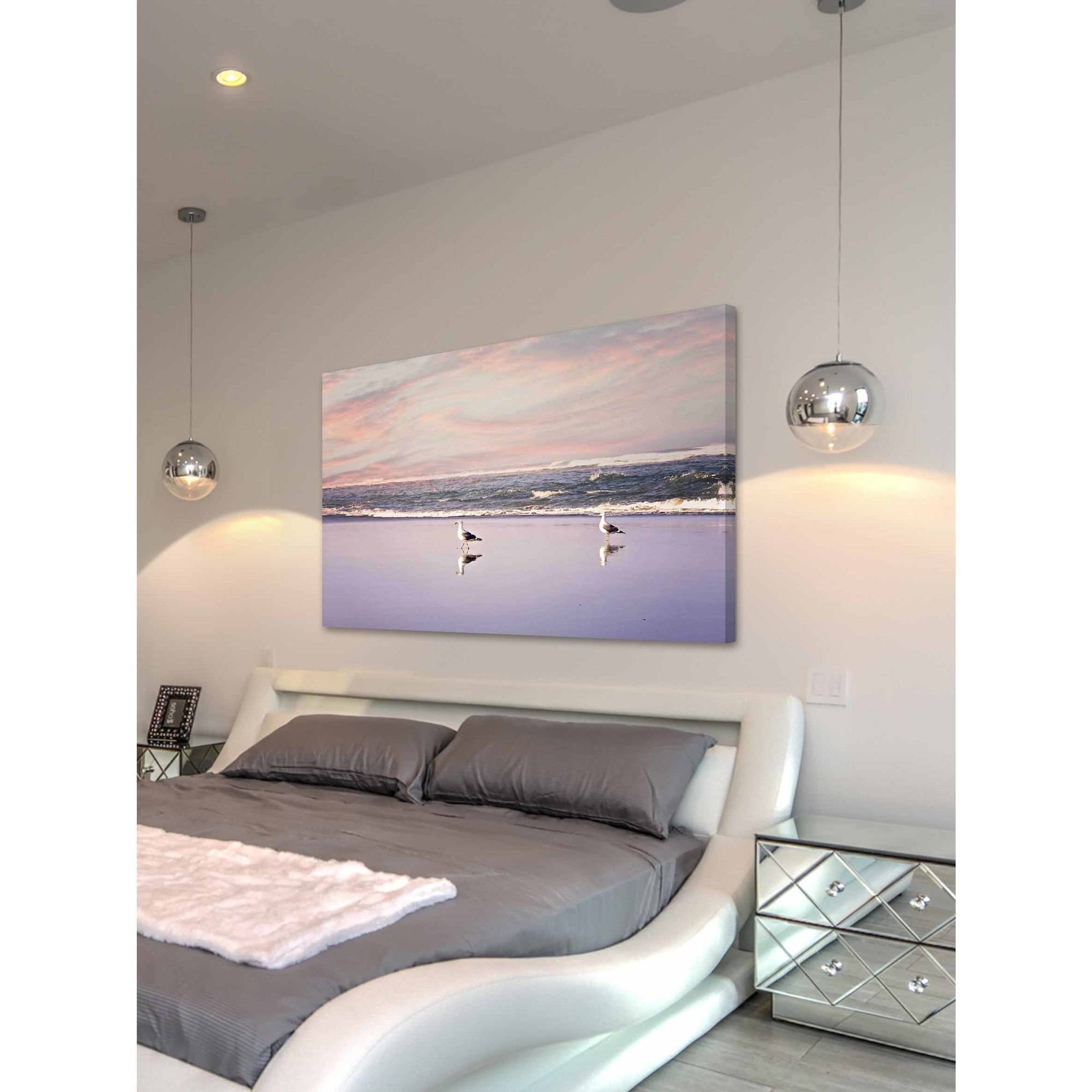 Marmont Hill "2 Seagulls" by Sylvia Cook Painting Print on Canvas