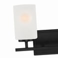 thumbnail image 3 of Designers Fountain Carmine 2 Light Matte Black Bathroom Vanity Light Fixture, D239M-2B-MB, 3 of 3