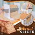 thumbnail image 2 of Toasts for Homemade Baking Kitchen Foldable Cutting Slicers Bread Toasts Adjustable Tools Kitchen，Dining & Bar, 2 of 8
