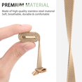 thumbnail image 4 of Bracelet en Métal Compatible avec Fitbit Luxe pour Femmes Hommes en Acier Inoxydable, 4 of 5