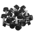 thumbnail image 1 of EZALOR Niveladores de muebles ajustables con rosca M6, niveladores de patas de tornillo de acero galvanizado con rosca, nivelación deslizante para muebles, para mesa, silla, patas de muebles, 1 of 3