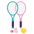 thumbnail image 2 of Raquetas de bádminton Zulema para niños empuñadura cómoda playa Portátil, 2 of 8