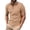 Khaki, variant on Kcolen Black Polo Shirts for Men Slim Fit Men's Leisure Fashion Lapel Button Short Sleeve Shirt Top Comfortable Casual Wear Summer Vacation Basic