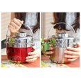 thumbnail image 4 of 1.5LStainless Steel Food Bento Box 12 Hours Vacuum Lunch Box Keep Warm 2 Layer Lunch Box Soup Jar Insulated Box -Silver, 4 of 8