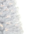 thumbnail image 2 of Northlight 3' Pre-Lit White Fiber Optic Artificial Christmas Tree, Warm White Lights, 2 of 5