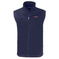 thumbnail image 2 of Men's Cutter & Buck  Navy UConn Huskies Charter Eco Recycled Full-Zip Vest, 2 of 3
