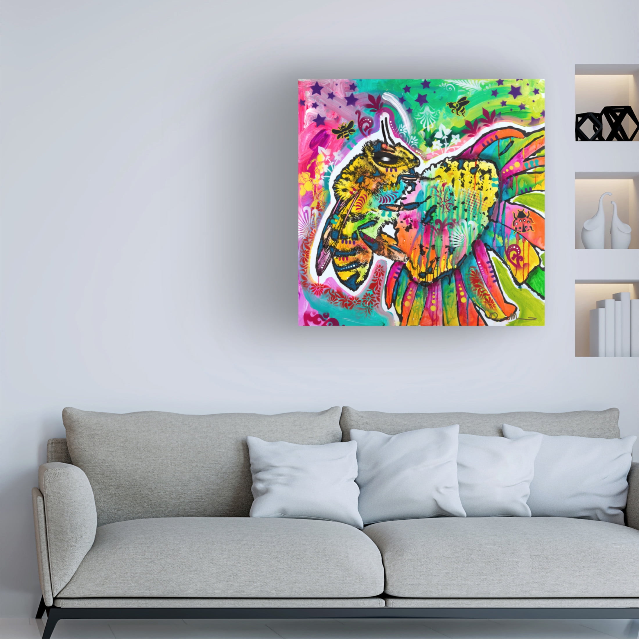 Canvas Wall Art - Dean Russo 'No Apollengies' Wall Art for Living Room, Bedroom, or Office Décor by Trademark Fine Art - 24 x 24 Inches