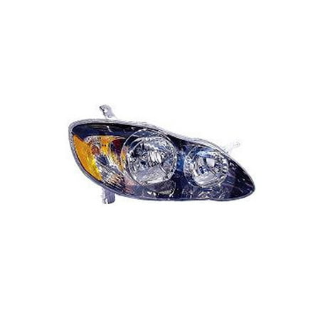 - Replacement Depo 312-1160L-ASN2 Driver Headlight For 05-06 08 Toyota Corolla