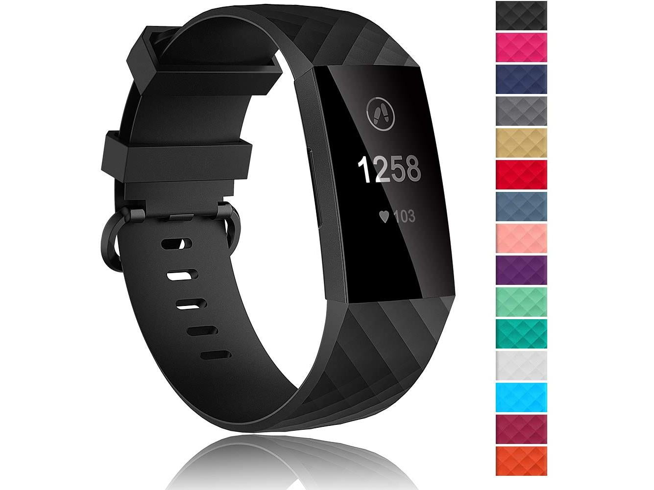 Silicone Replacement Band for Fitbit Charge 3 & Charge 3 SE 