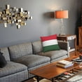 thumbnail image 6 of Decorative Throw Pillow Cover Hungarian Flag Square Pillowcases Cushion for Farmhouse Home Decor 26"x26", 6 of 7